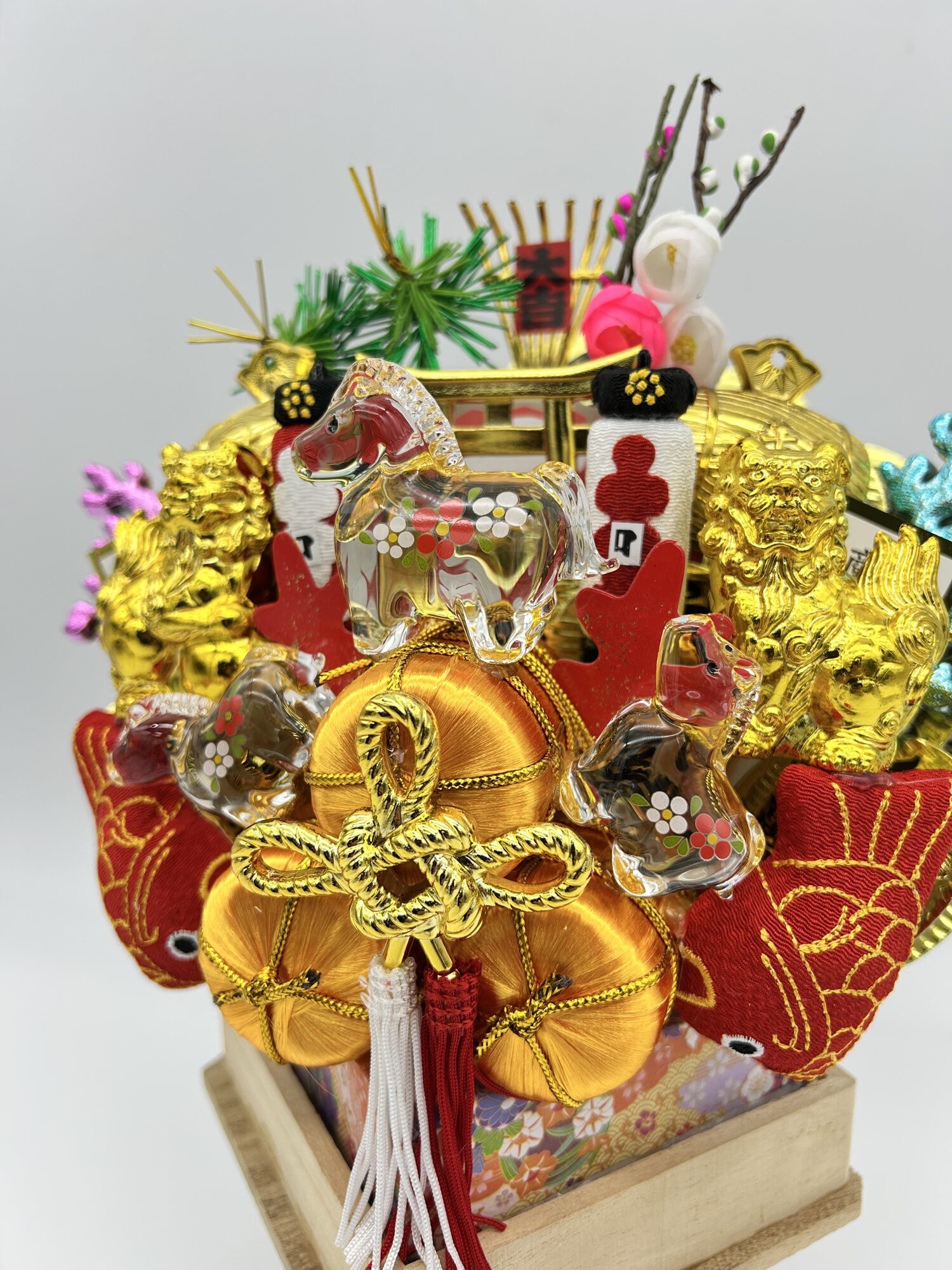 クリスタル　馬　 開運メリーゴーランド